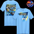 Carson Hocevar Spire Motorsports Light Blue #77 Spectrum Two Sided Shirt