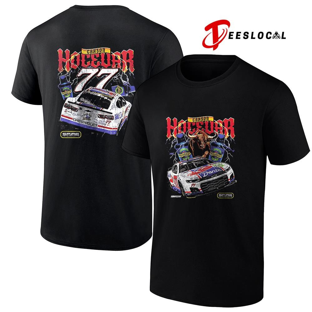 Carson Hocevar chili’s ride the Dente car racing graphic shirt
