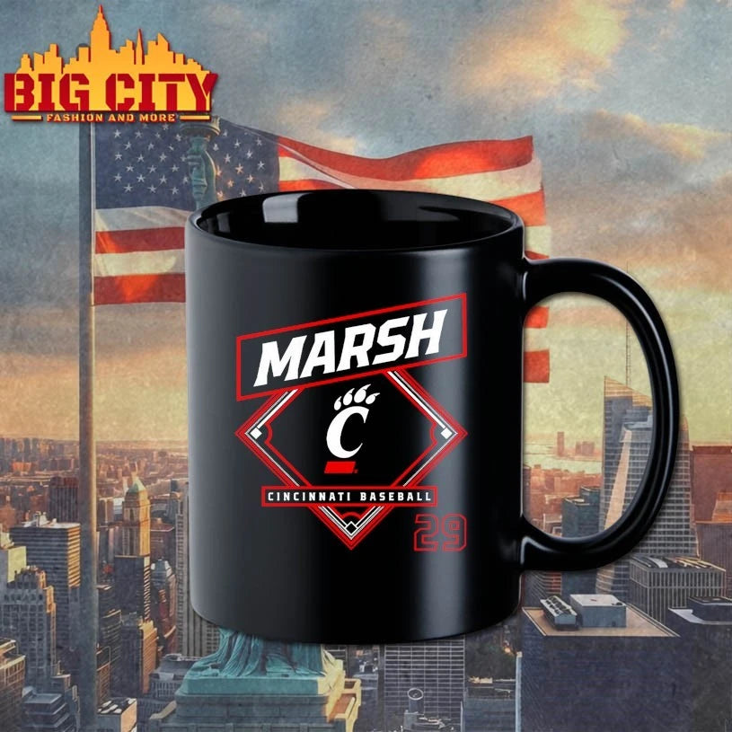 Carson Marsh Cincinnati Bearcats Baseball T-shirt