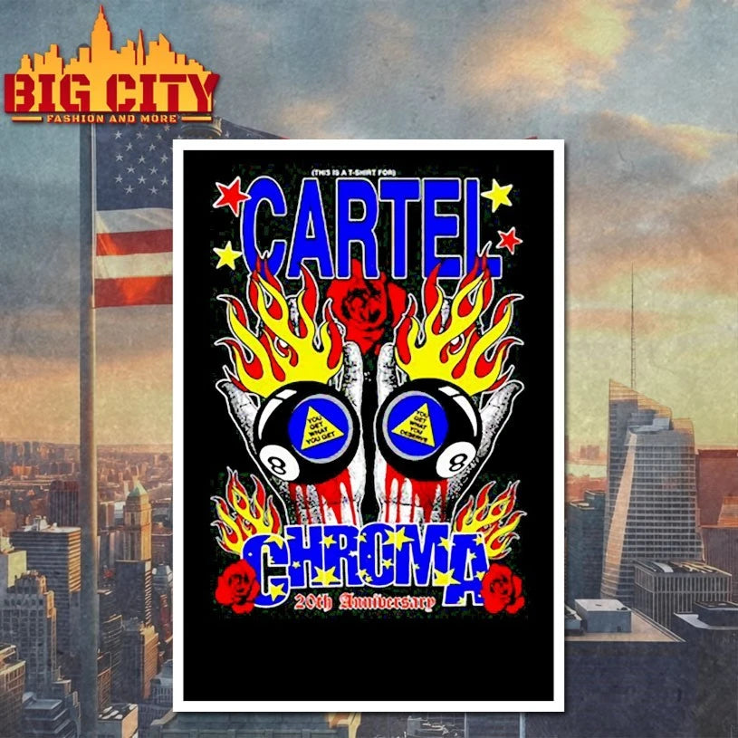 Cartel x Double Wonderful Chroma 20th Anniversary shirt