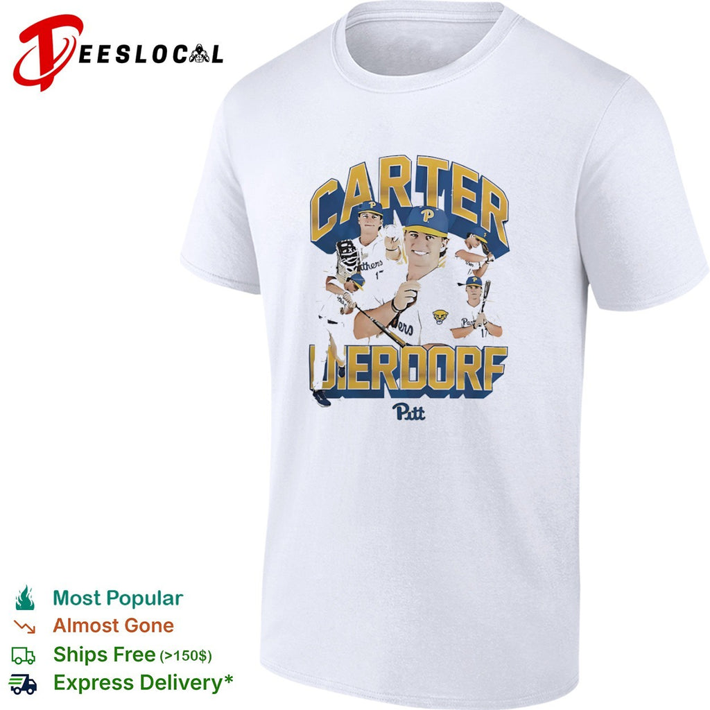 Carter Dierdorff Pittsburgh Panthers NCAA Baseball College shirt