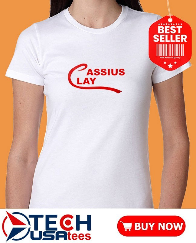 Cassius Clay Muhammad Ali logo shirt