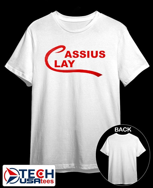 Cassius Clay Muhammad Ali logo shirt
