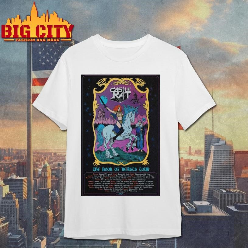 Castle Rat The Book Of Beasts 2025 Europe + UK Tour Poster Shirt