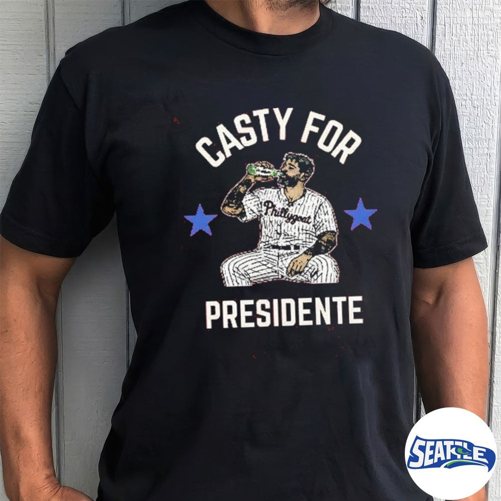 Casty For Presidente Philadelphia Phillies MLB Fan shirt