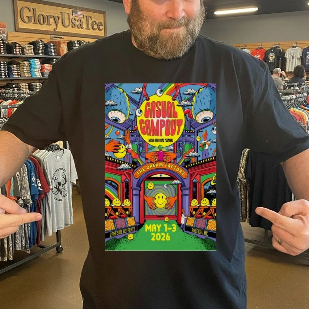 Casual Campout 5-1.5-3-2026 Lakeside Retreats Raleigh NC Poster Shirt