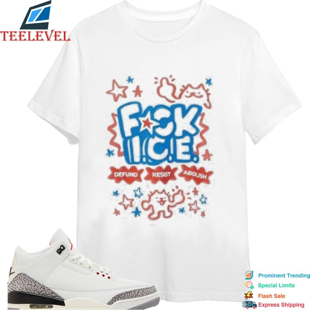 Cat Abolish Ice Defund Resist Protest T-shirts