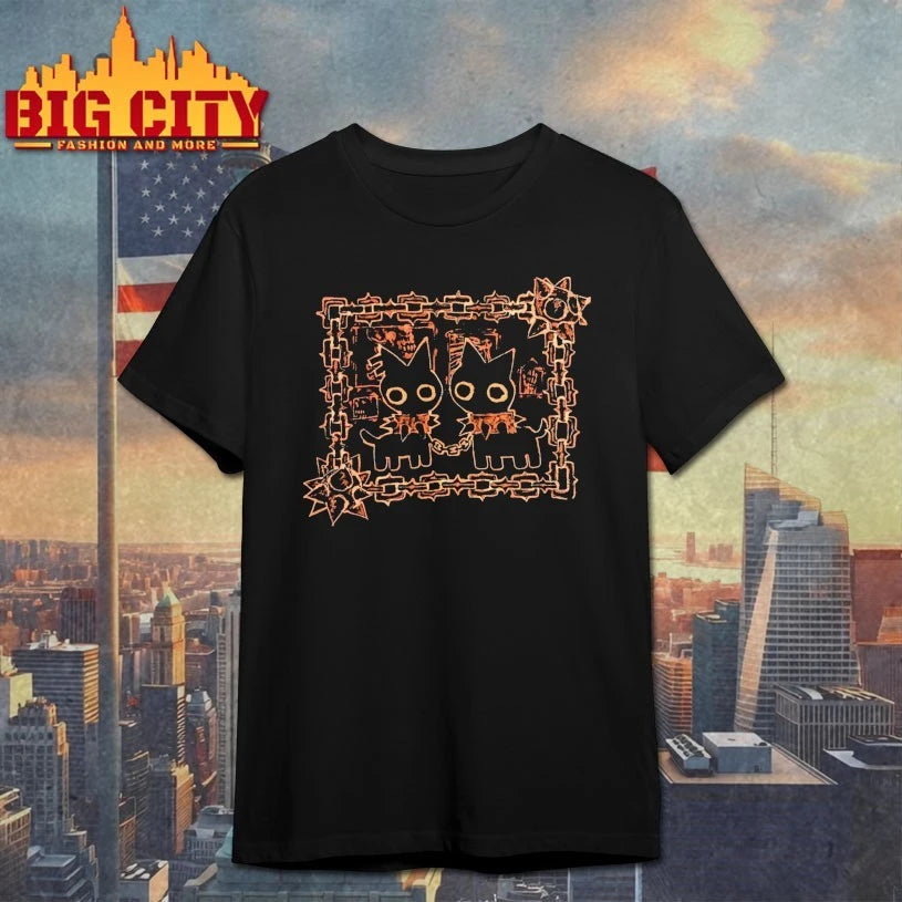 Cat Asylum Bleached shirt