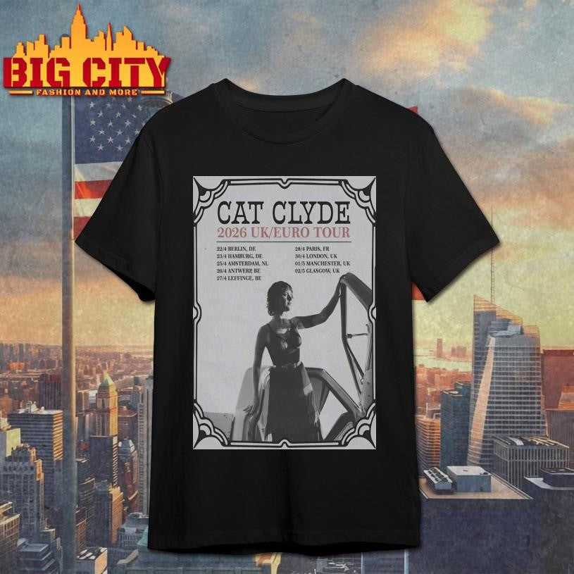Cat Clyde 2026 UK-EU Tour Poster Shirt