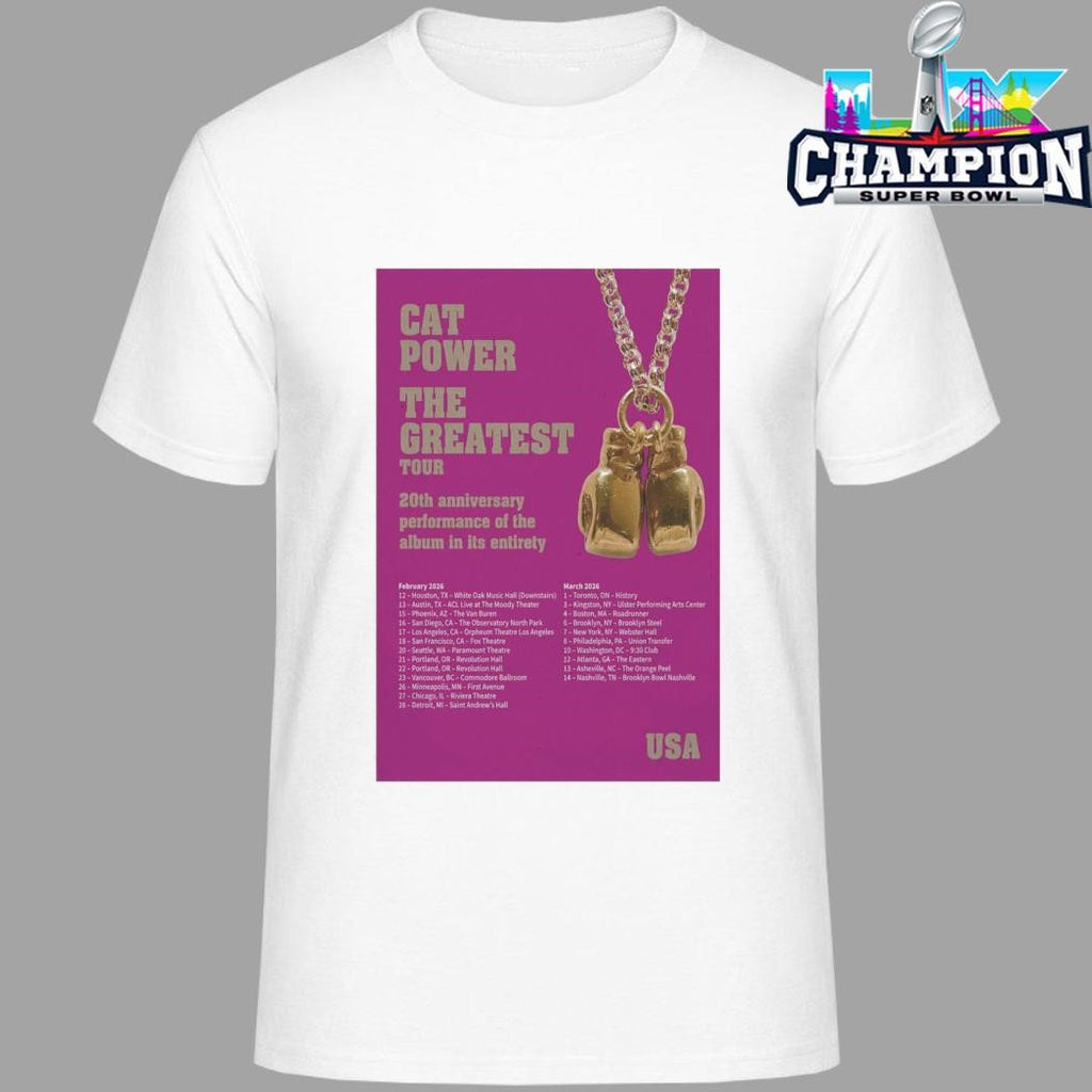 Cat Power Mar 12 2026 Atlanta Ga Shirt