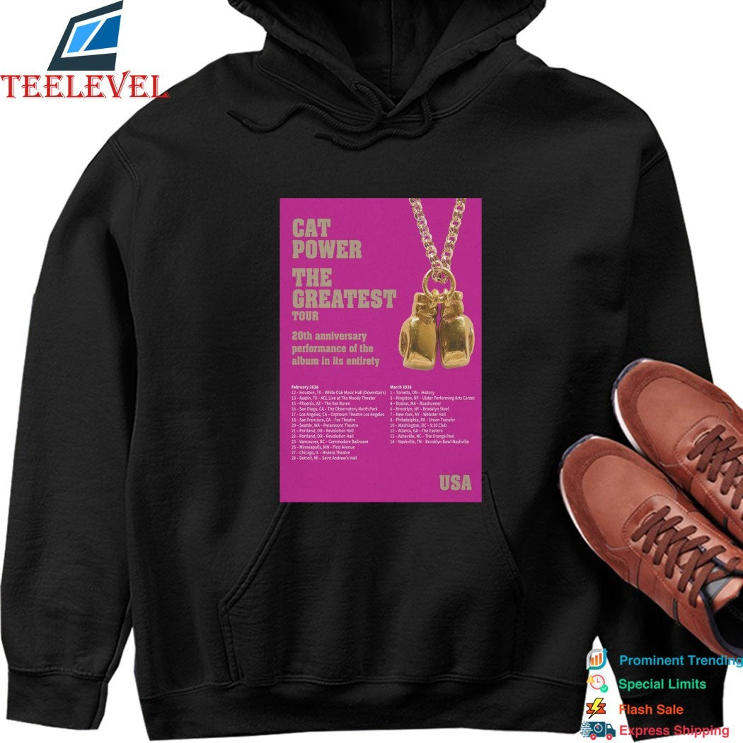 Cat Power The Greatest Mar 12 2026 20th Atlanta, GA T-shirts