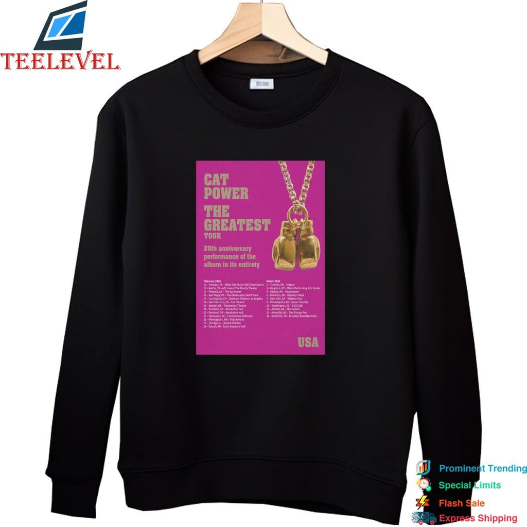 Cat Power The Greatest Mar 12 2026 20th Atlanta, GA T-shirts