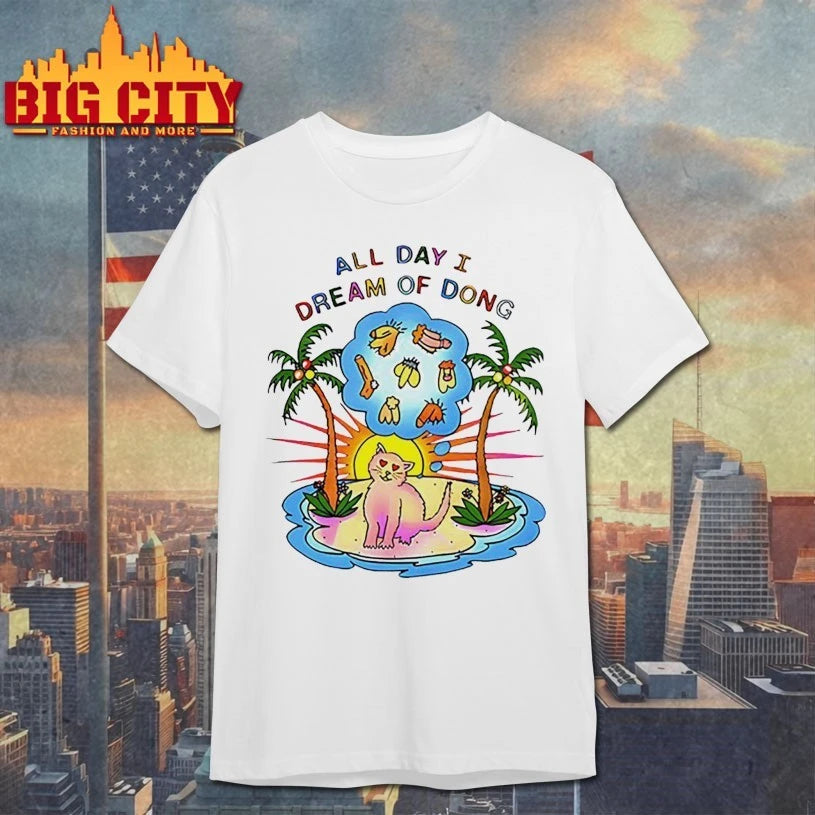 Cat sun penis All Day I Dream Of Dong shirt