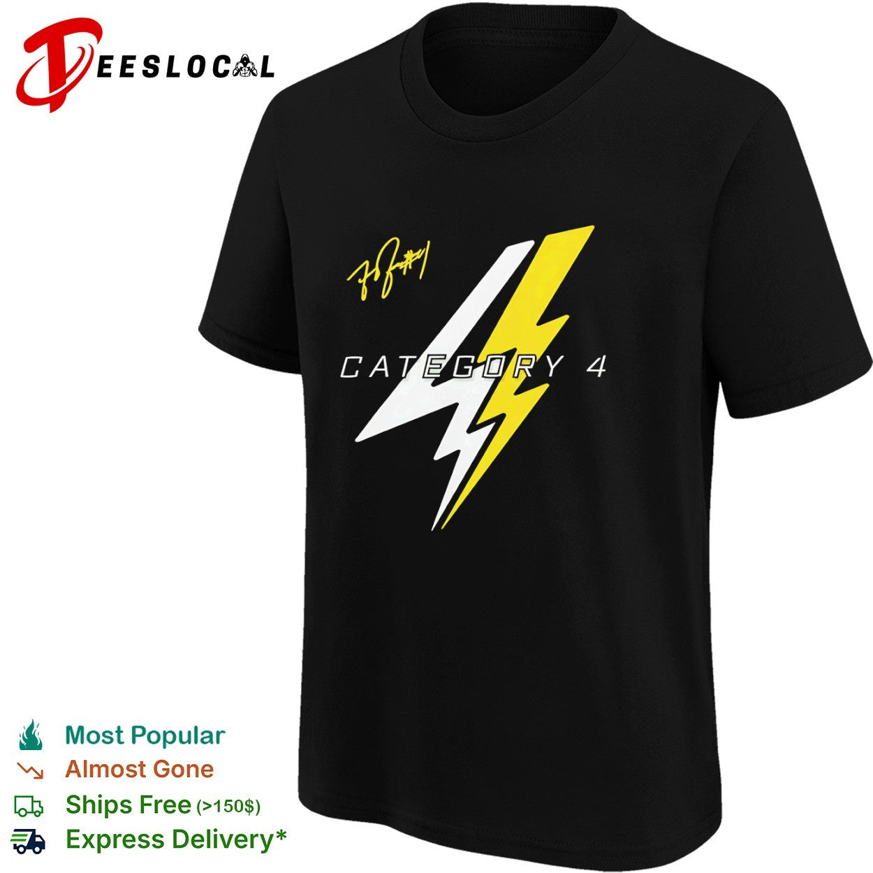 Category 4 signature shirt