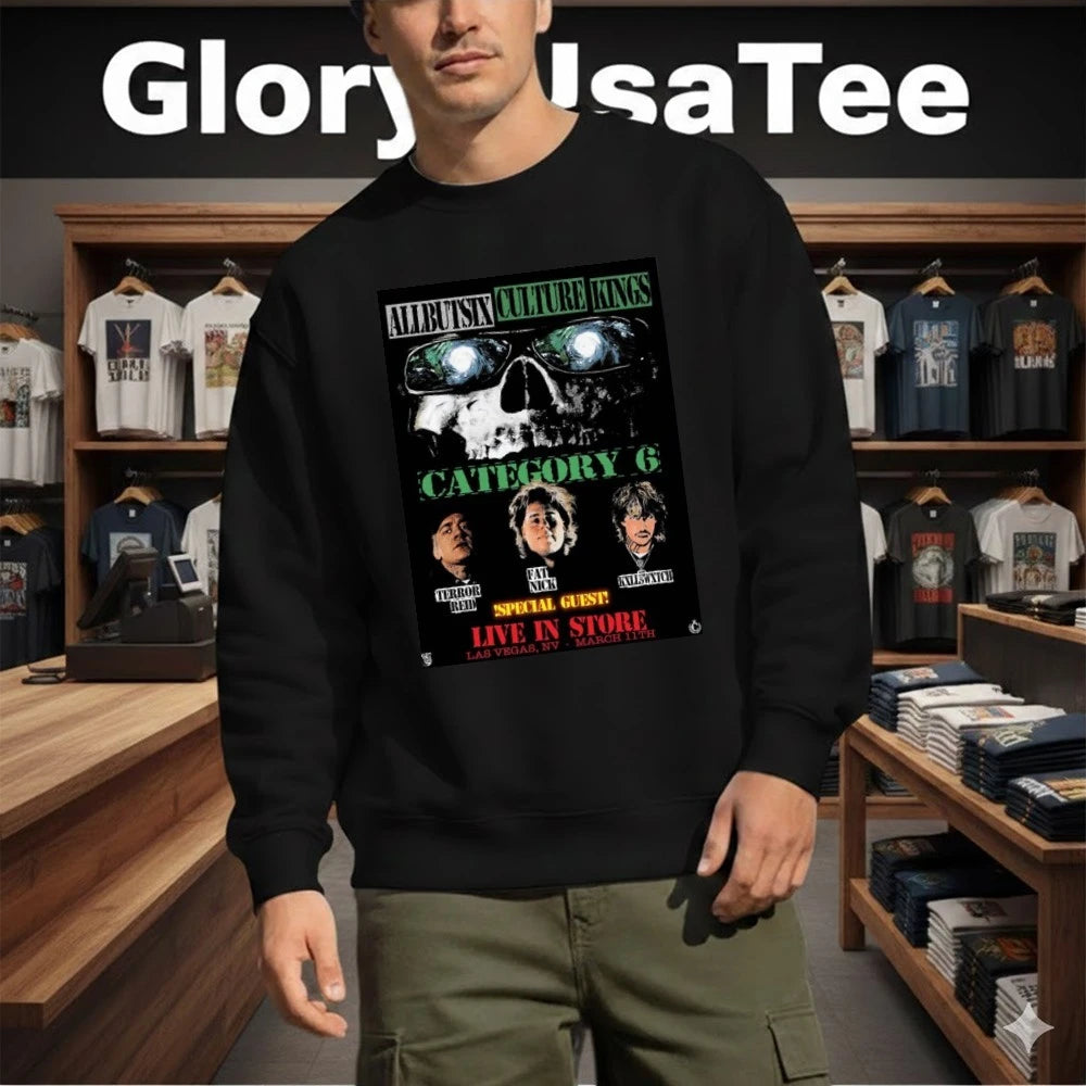 Category 6 Live In-Store Poster At Culture Kings In Las Vegas NV On March 11 2026 Shirt