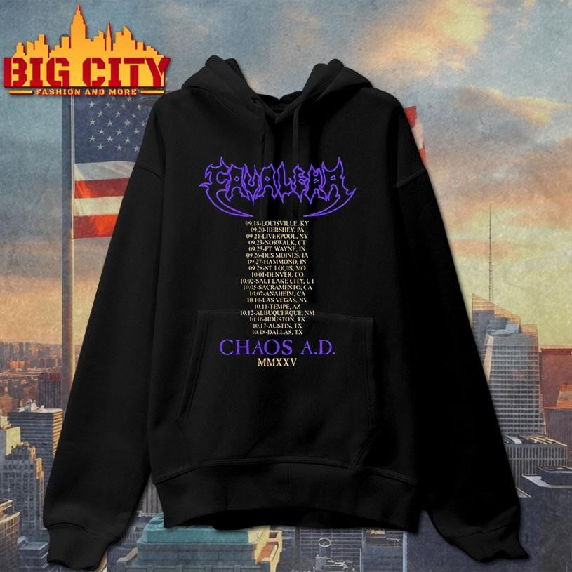 Cavalera Conspiracy Chaos A.D. Fall In The US Tour 2025 Shirt