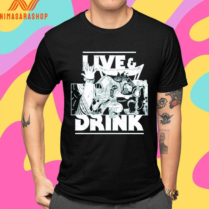 Caves Of Qud Live And Drink Shirts