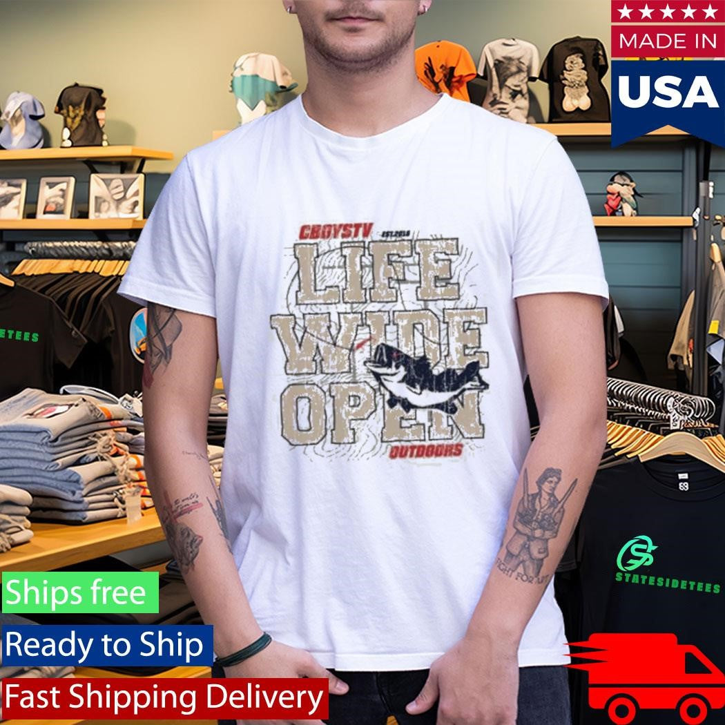Cboystv Hookset Life Wide Open Shirt