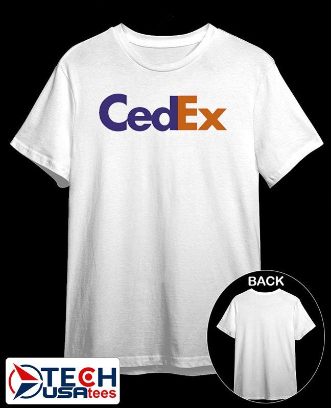 Cedex Fedex logo parody shirt