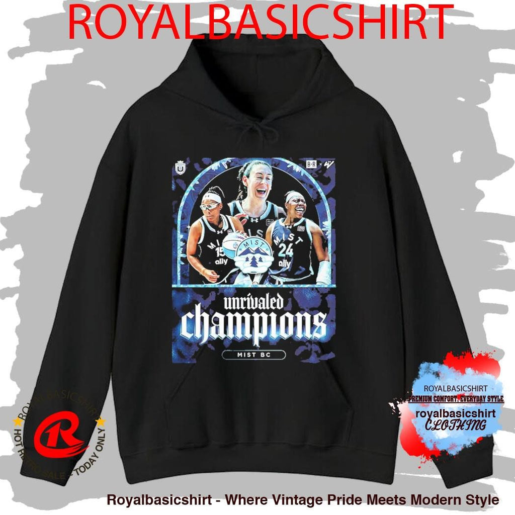 Celebrate Mist BC Wins The 2026 Unrivaled Championship T-Shirt