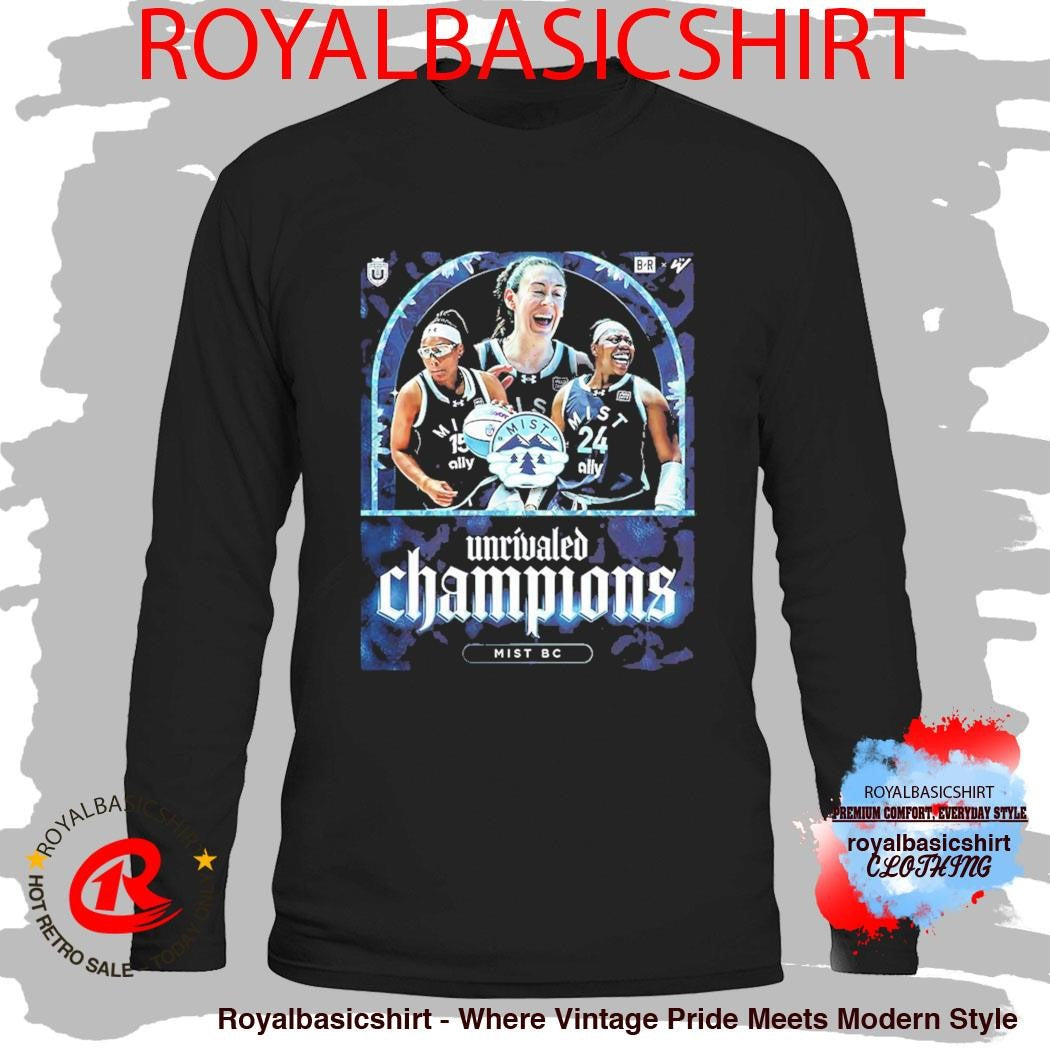 Celebrate Mist BC Wins The 2026 Unrivaled Championship T-Shirt