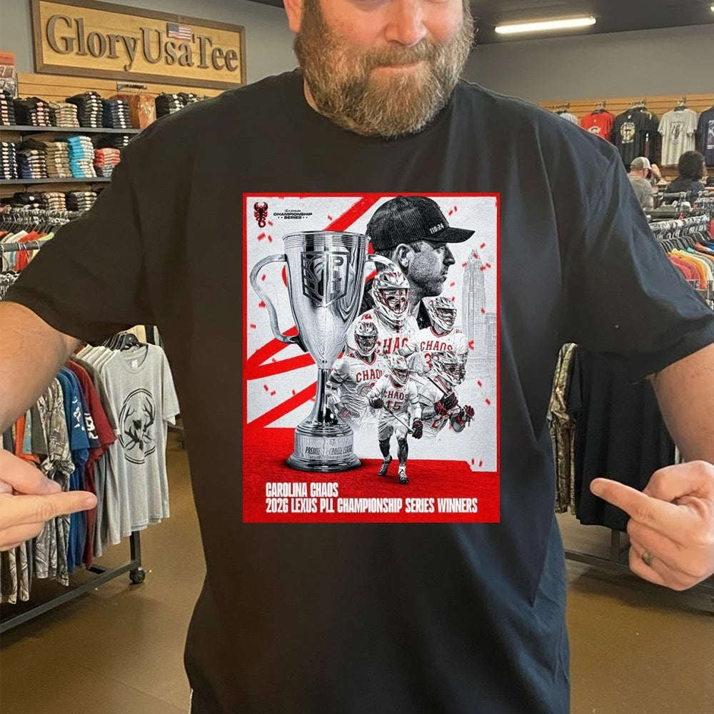 Celebrates Carolina Chaos Champions Lexus PLL Championship 2026 Series Poster Shirt
