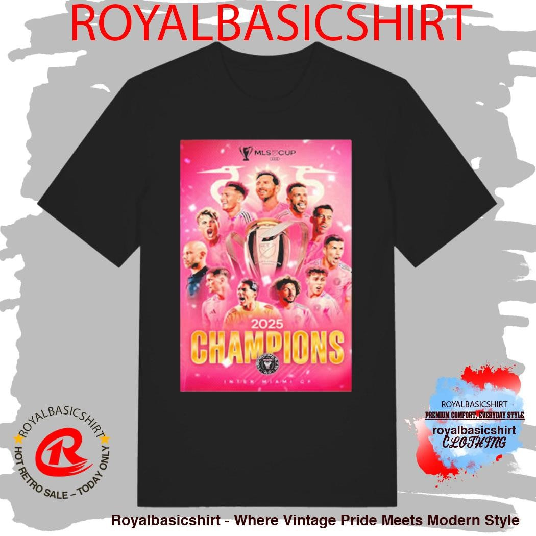 Celebrates Inter Miami Champions MLS Cup 2026 At The White House Shirt