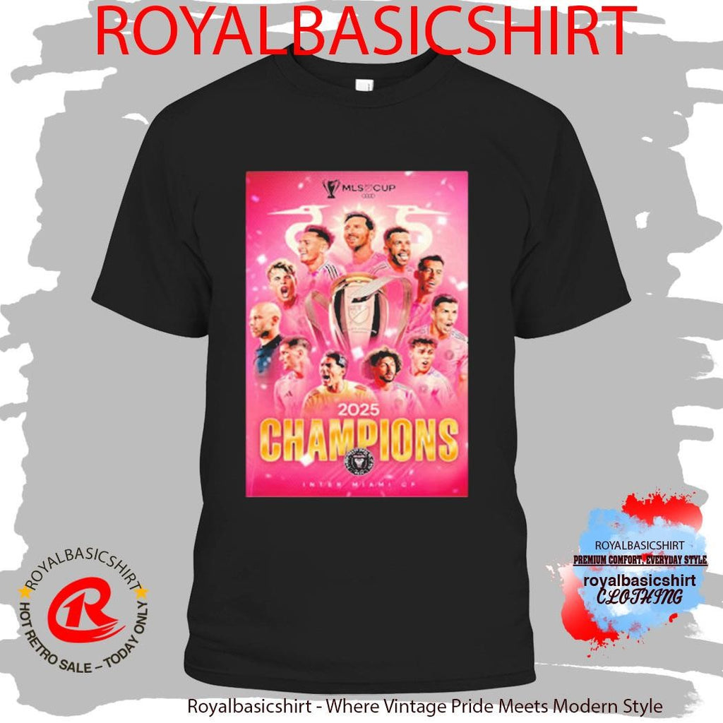 Celebrates Inter Miami Champions MLS Cup 2026 At The White House Shirt