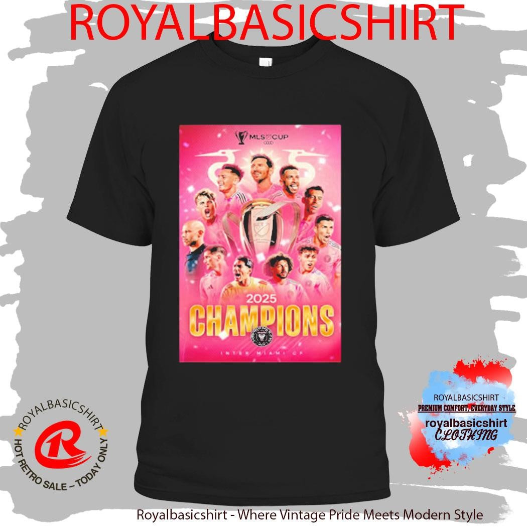 Celebrates Inter Miami Champions MLS Cup 2026 At The White House Shirt
