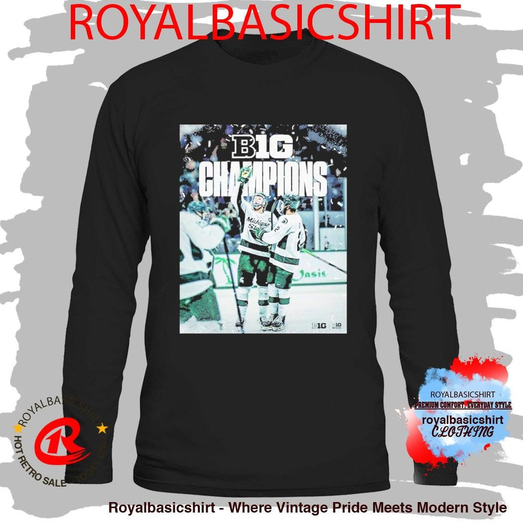 Celebrates Michigan State Hockey Big Ten Champions 2026 T-Shirt