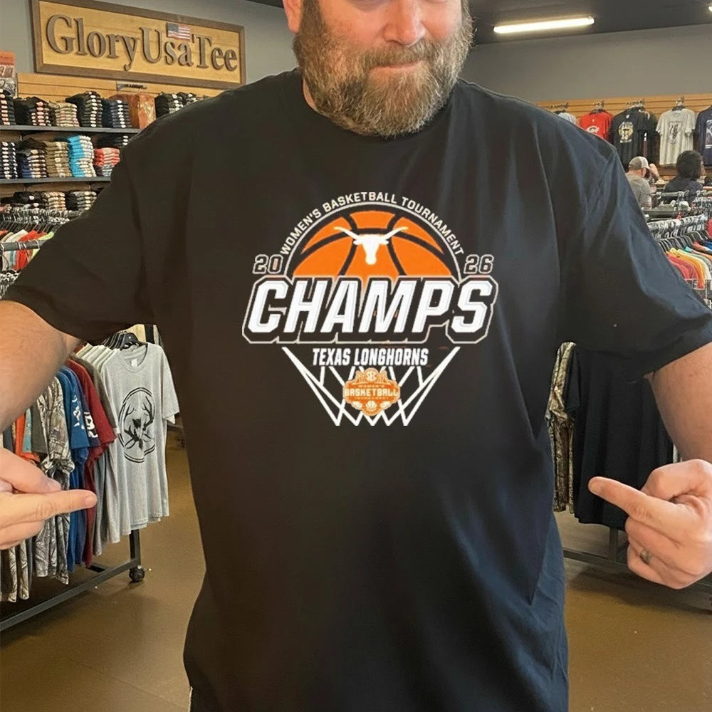 Celebrates Texas Longhorns 2025 SEC Women’s Basketball Regular Season Champions Shirt