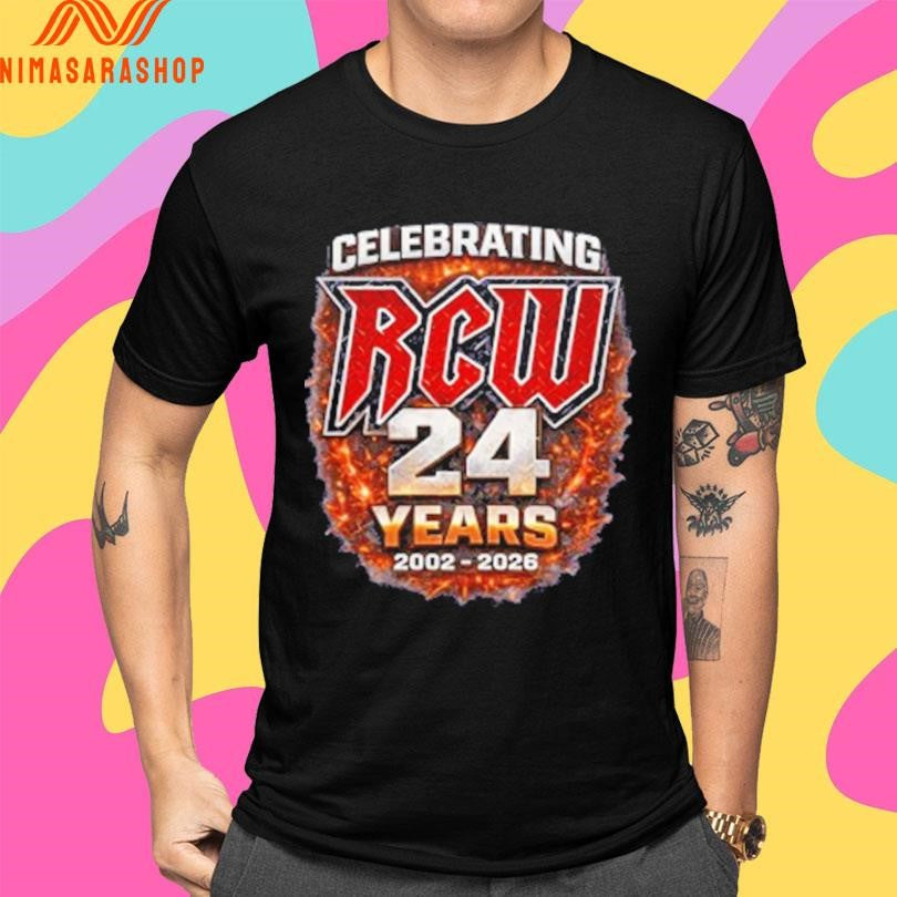 Celebrating Rcw 24 Years 2002-2026 Shirts