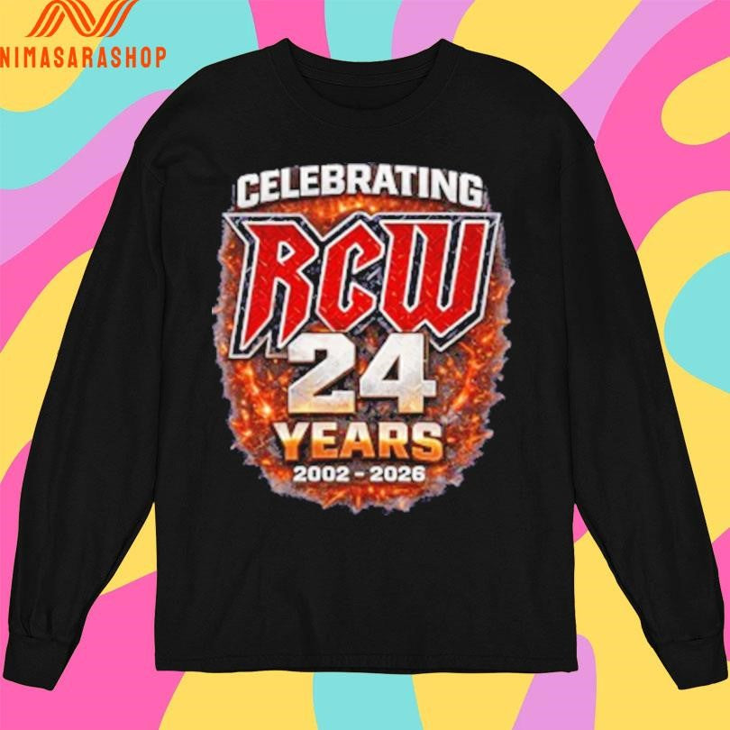 Celebrating Rcw 24 Years 2002-2026 Shirts