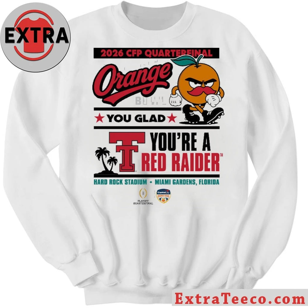 Celebrating the 2026 Capital One Orange Bowl College Football Playoff (CFP) Final Four featuring the Texas Tech Red Raiders Shirt