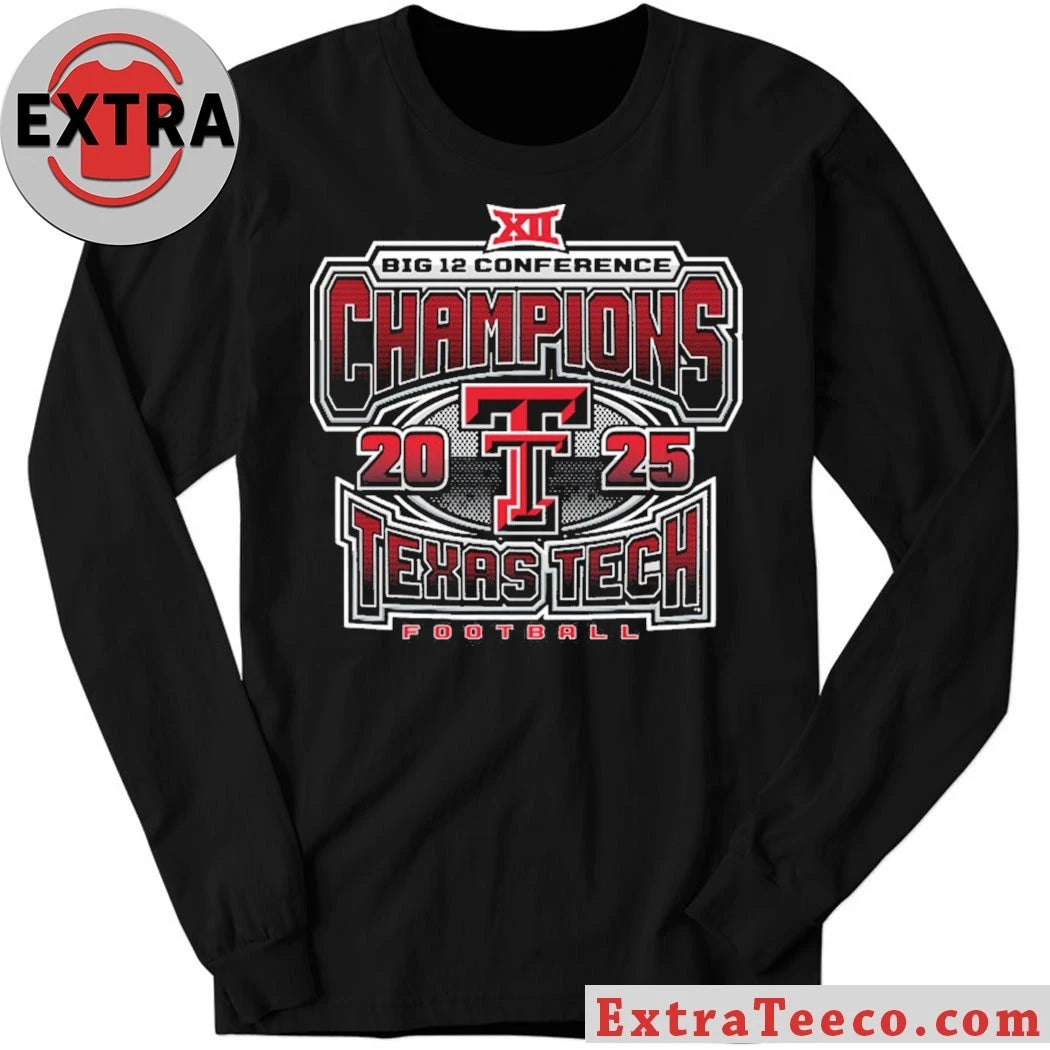 Celebrating the Texas Tech Red Raiders’ 2025 Big 12 Conference Football Championship Shirt
