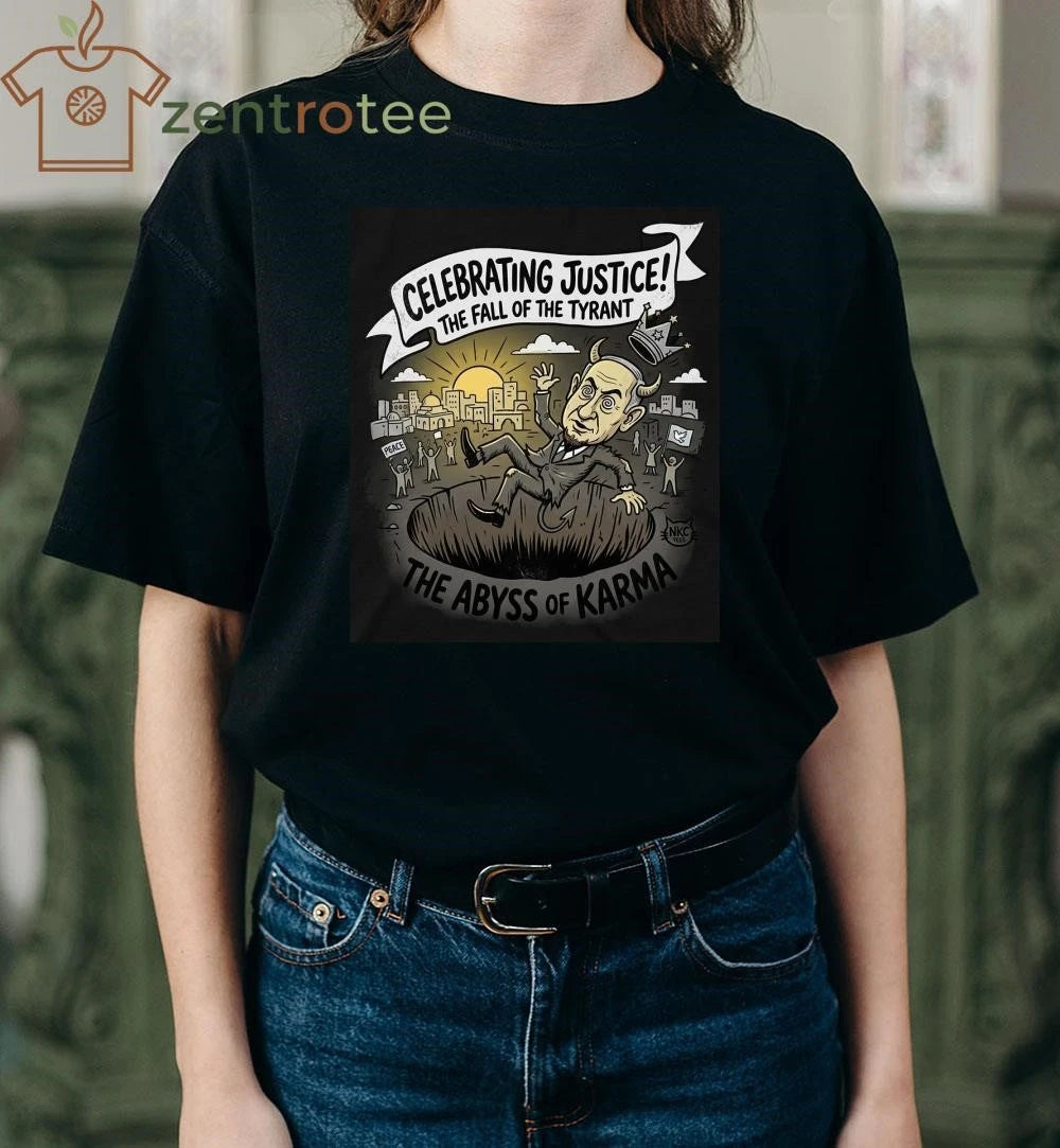Celebrating the death of the devil Benjamin Netanyahu shirt