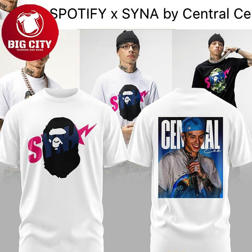 Central Cee x Bape x Syna Can’t Rush Greatness 2025 Tour Two Sided Shirt