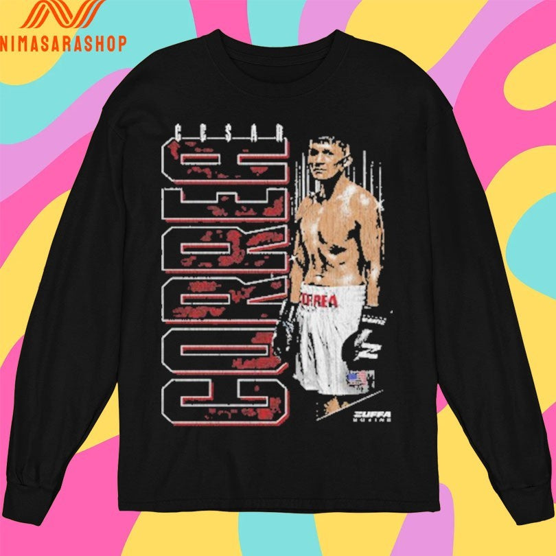 Cesar Correa Zuffa Boxing Vertical Name Shirts