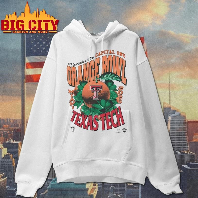 Cfp Quarterfinal At The Capital One Orange Bowl Texas Tech Red Raiders Miami 2025 Shirt