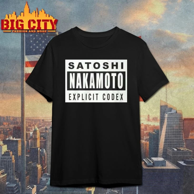 Chad Johnson Satoshi Nakamoto Explicit Codex T-shirt