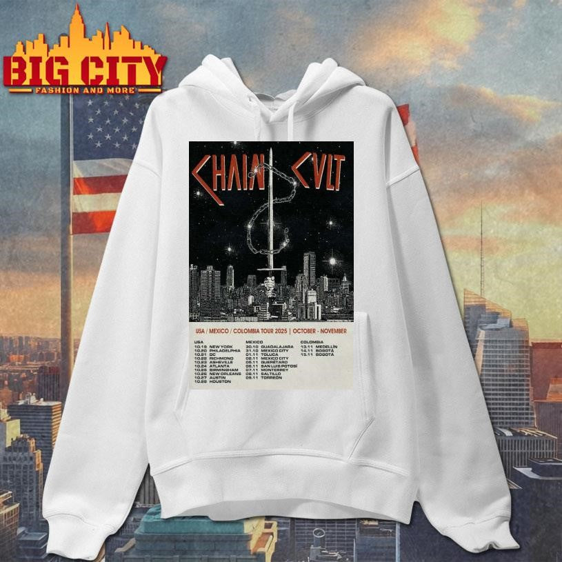 Chain Cult Mexico Colombia Oct-Nov 2025 Poster shirt