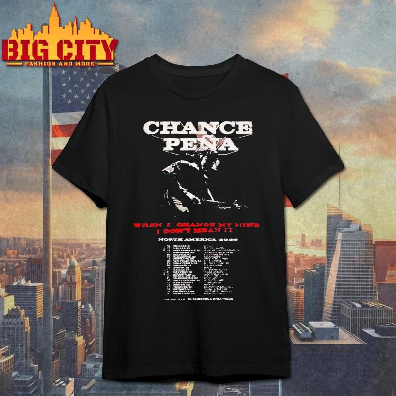 Chance Pena Music Tour 2026 Shirt