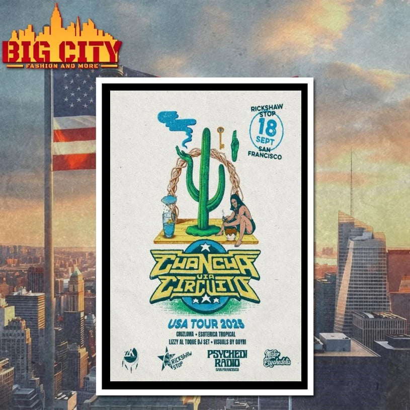 Chancha Via Circuito Sep 18 2025 San Francisco, CA Poster Shirts