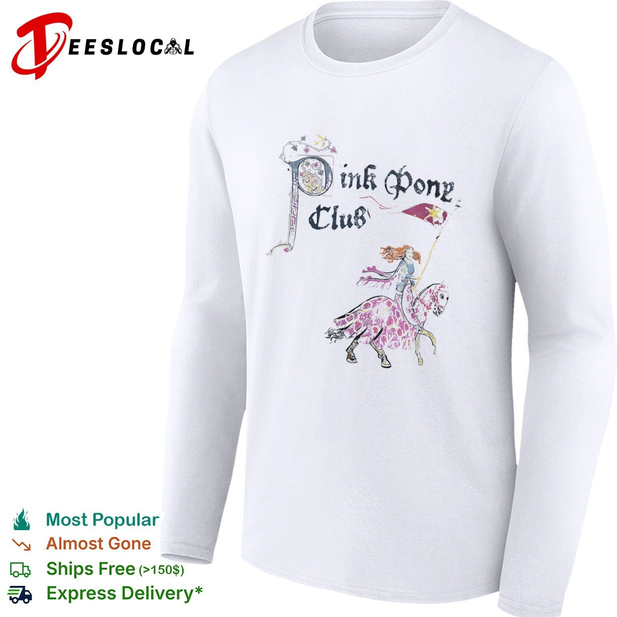 Chappell Roan Pink Pony Club knight riding shirt