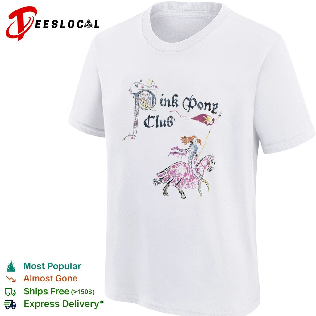 Chappell Roan Pink Pony Club knight riding shirt