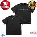 Chargers Seen X Los Angeles Chargers Black Sorry I Was Bolting Up Alternate Two Sided Shirt