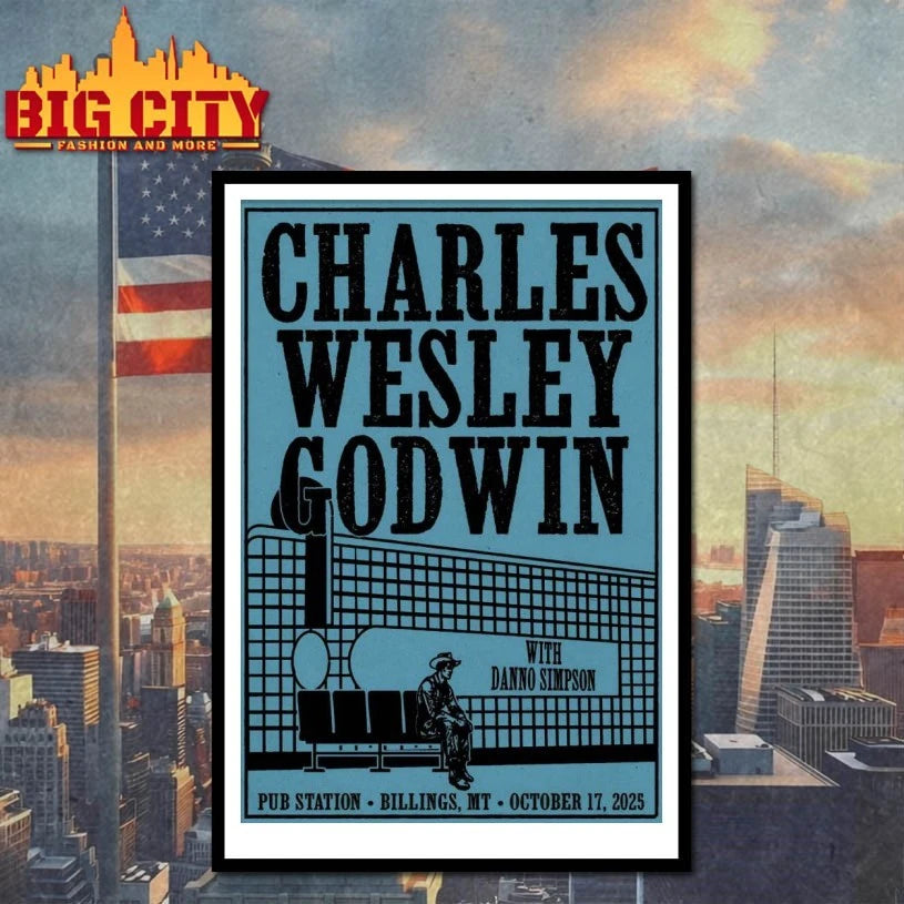 Charles Wesley Godwin 10.17.2025 Pub Station In Billings MT Poster Shirt