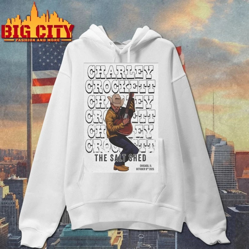 Charley Crockett 10.9.2025 Chicago IL Poster shirt