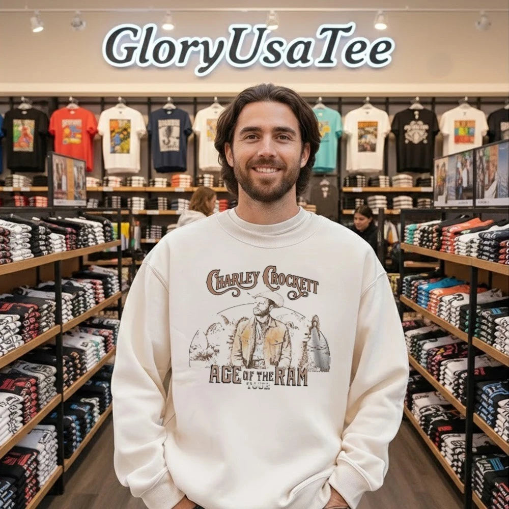Charley Crockett Age Of The Ram Tour 2026 Schedule Tour Shirt