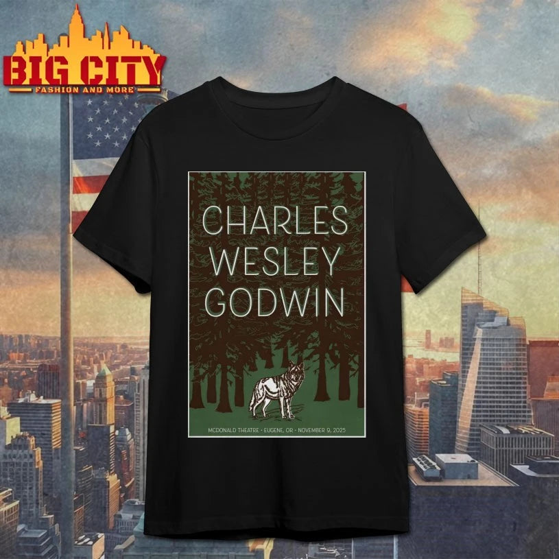 Charley Crockett Eugene OR Tour November 9 2025 Poster shirt
